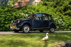 Originele eend Citroen 2cv6 uit 1987 -gegalvaniseerd chassis, Voorwielaandrijving, Stof, Zwart, Handgeschakeld