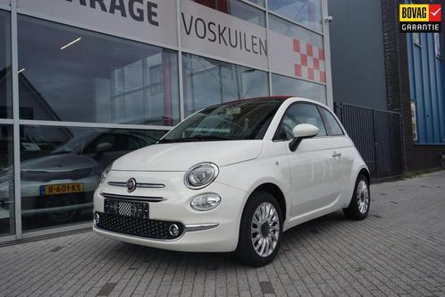 Fiat 500 1.2 Lounge Navi Cabrio, Auto's, Fiat, Bedrijf, Te koop, ABS, Airbags, Airconditioning, Centrale vergrendeling, Cruise Control