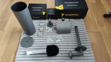Toiletset - Yessential Quirino Earl Grey - Grijs  -als nieuw beschikbaar voor biedingen