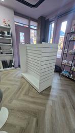 Slatwall Verkoopkast op Wielen - 1.24x1.34x0.60m, Ophalen