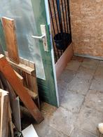 Balkondeur met gemat glas, 1830x780, Doe-het-zelf en Verbouw, Deuren en Horren, Ophalen, Gebruikt, Minder dan 80 cm, Minder dan 200 cm
