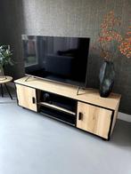 Eiken TV meubel, Minder dan 100 cm, 25 tot 50 cm, 100 tot 150 cm, Gebruikt