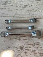 Set van 3 Snap-on ringsleutels in inch maten 3/8x7/16. 1/2x, Doe-het-zelf en Verbouw, Gereedschap | Handgereedschap, Ophalen of Verzenden