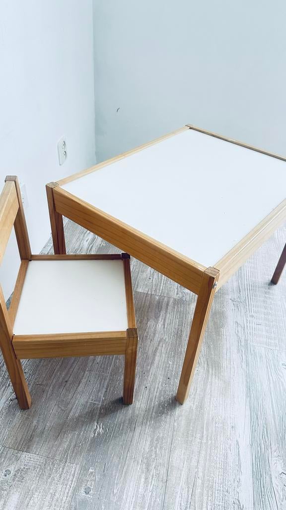 Kinder Tafel en Stoel Set - Goede Staat!, Ophalen of Verzenden, Gebruikt, Tafel(s) en Stoel(en)