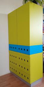 Groen Blauwe kast kinderkamer, Kinderen en Baby's, Ophalen