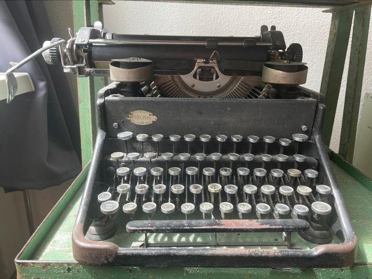 Retro Bar-Lock schrijfmachine/ typemachine QWERTY, Diversen, Typemachines, Gebruikt, Ophalen