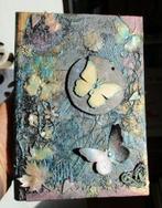 BB.Design - Notitieboek Mixed Media - vlinder en bloem, Ophalen of Verzenden, Nieuw, Overige typen