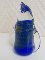 D177 Beeldje van glas; pinguin, gaaf, Halling Glass, Ophalen of Verzenden, Zo goed als nieuw, Dier