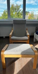 Ikea lounge stoel incl. voetenbank, Ophalen, Zo goed als nieuw