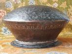 Zeldzame antieke koperen Biryani kookpot uit India 30 cm., Antiek en Kunst, Ophalen of Verzenden, Koper