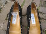 GRATIS VERZENDEN NIEUWE ZWARTE LEREN ANTONIO PAOLO PUMPS 39, Schoenen met lage hakken, Verzenden, Zwart, Nieuw