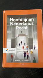 C.J. Loonstra - Hoofdlijnen Nederlands recht, Boeken, Wetenschap, C.J. Loonstra, Ophalen of Verzenden, Zo goed als nieuw