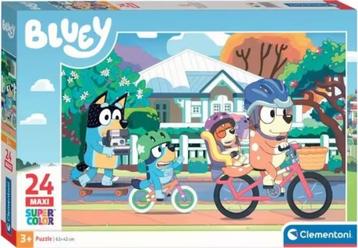 Clementoni Kinderpuzzels - Bluey 24 stukjes, Maxi Puzzel, 3+ beschikbaar voor biedingen