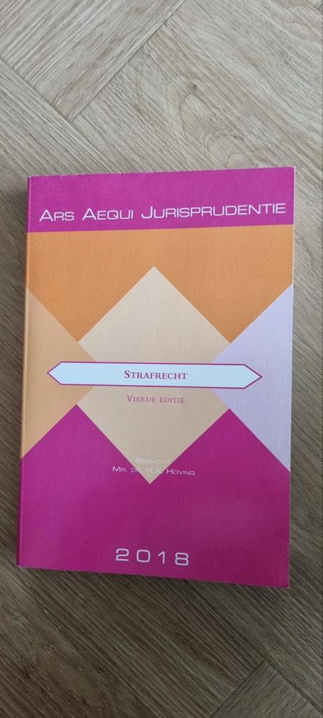 Ars Aequi Jurisprudentie Strafrecht 2018, Boeken, Studieboeken en Cursussen, Gelezen, HBO, Alpha, Ophalen of Verzenden