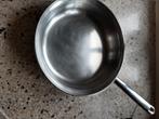 Sola koekenpan doorsnede 24 cm, Huis en Inrichting, Keuken | Potten en Pannen, Ophalen of Verzenden, Gebruikt, Rvs, Koekenpan of Braadpan