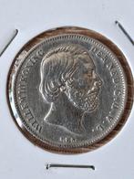 1/2 Gulden 1860 in een nog mooie kwaliteit., Postzegels en Munten, Munten | Nederland, ½ gulden, Koning Willem III, Zilver, Ophalen of Verzenden