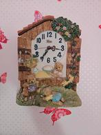 Wandklok met beren, Verzamelen, Beren en Cherished Teddies, Ophalen of Verzenden, Zo goed als nieuw