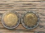 2 euromunten Monaco 🇲🇨 2015 & 2017, Postzegels en Munten, Munten | Europa | Euromunten, Ophalen of Verzenden, Monaco, 2 euro