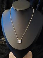 Zilveren ketting 211 met Ti Sento hanger, Sieraden, Tassen en Uiterlijk, Kettingen, Zilver zolder, Ophalen of Verzenden, Zo goed als nieuw