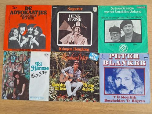 6 Nederlands talige singles jaren 70 / 80, Cd's en Dvd's, Vinyl | Nederlandstalig, Gebruikt, Levenslied of Smartlap, Overige formaten