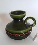 Mooi kannetje groen met geborduurd lintje - Gmunder A 9, Ophalen, Aardewerk of Porselein, Zo goed als nieuw, Minder dan 50 cm