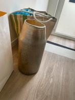 Grote Gouden Vaas - 40 cm, Ophalen, Gebruikt, Overige kleuren, Glas