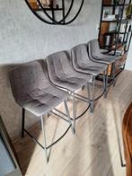 Set van 4 barkrukken, Ophalen, Gebruikt, Met voetsteun, 60 tot 90 cm