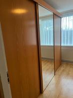 Ruime Kledingkast met Schuifdeuren, Met plank(en), Gebruikt, Ophalen of Verzenden, Overige houtsoorten