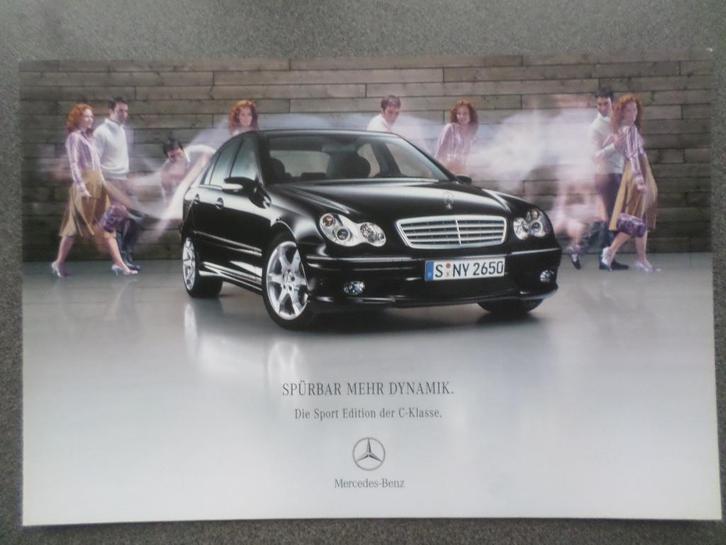 Mercedes C Klasse Sport Edition 1204 Brochure, Boeken, Auto's | Folders en Tijdschriften, Zo goed als nieuw, Mercedes, Ophalen of Verzenden