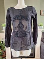 Culture see through zwarte top shirt M 38 40 Gratis Verzende, Kleding | Dames, Maat 38/40 (M), Verzenden, Zwart, Zo goed als nieuw