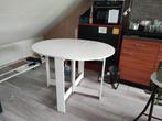 Inklapbare eettafel, Huis en Inrichting, Tafels | Eettafels, Gebruikt, 100 tot 150 cm, Vier personen, Ovaal