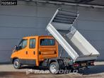 Iveco Daily 35C21 3 zijdige Kipper Dubbel Cabine 210PK 3.0L, Auto's, Automaat, Stof, Euro 6, Iveco