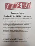 Garageverkoop Someren 21 April!!!!, Diversen, Rommelmarktspullen, Nieuw, Ophalen of Verzenden