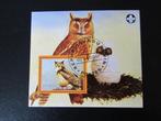 Postzegel Vogel: Velletje met Uil uit Benin, Ophalen of Verzenden, Gestempeld, Dier of Natuur
