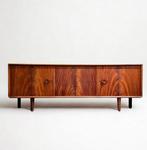 Midcentury Scandinavisch Dressoir Sideboard in Teak, Ophalen of Verzenden, Zo goed als nieuw, 25 tot 50 cm, Deens scandinavisch organisch minimalistisch teak
