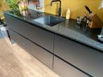 Keuken greeploos, Huis en Inrichting, Ophalen, Gebruikt, Zwart, Dubbelwandige keuken