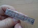 zilveren filigrain broche [855], 4 tot 7 cm, Verzenden, Zo goed als nieuw, Zilver