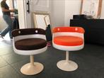 Space age futura Tulip stoeltjes 2x, Huis en Inrichting, Ophalen, Zo goed als nieuw, Overige kleuren, Twee