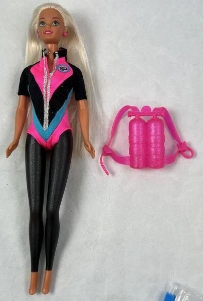 Mattel Barbie Ocean Friends 1996 Duikster Pop Vintage 1990s