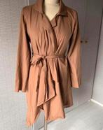 Bruine overslag blouse/tuniek maat M/L, Kleding | Dames, Ophalen of Verzenden, Zo goed als nieuw, Bruin