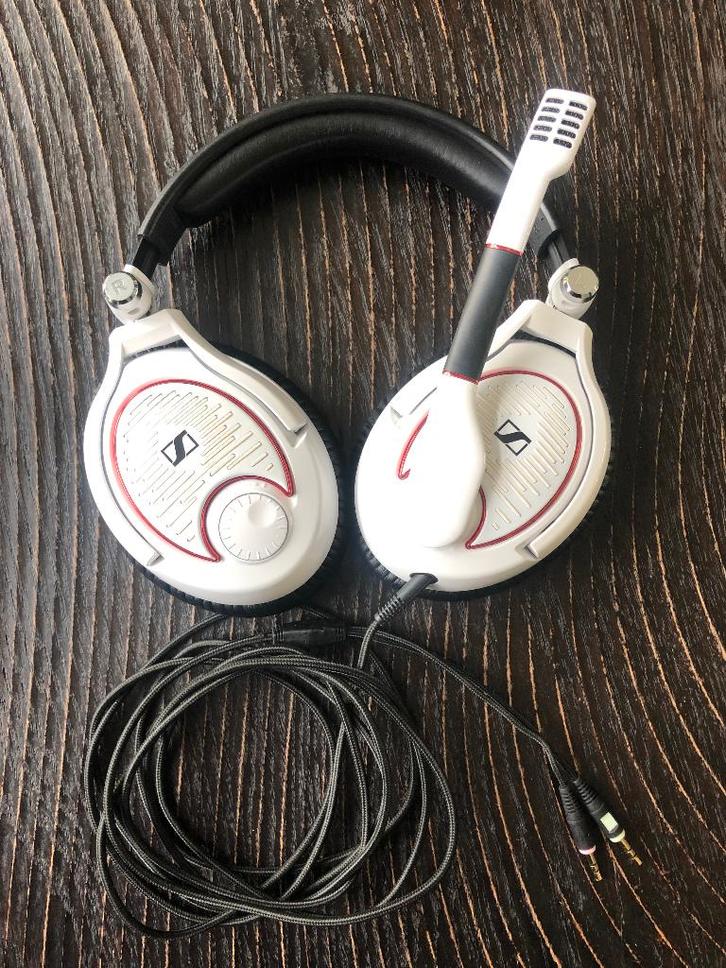 Sennheiser G4ME Zero, Computers en Software, Headsets, Zo goed als nieuw, Over-ear, Bedraad, Gaming headset, Inklapbare microfoon