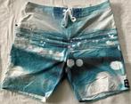 Zwemshort KEEGAN GIBBS artist RVCA maat 34 opdruk water, Maat 52/54 (L), KEEGAN GIBBS, Blauw, Ophalen of Verzenden