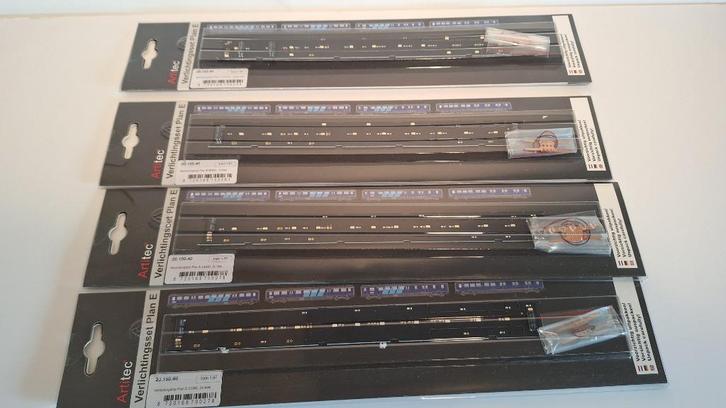 ARTITEC Plan E verlichtingsset 4x, Hobby en Vrije tijd, Modeltreinen | H0, Nieuw, Overige typen, Gelijkstroom, Overige merken