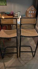 Webbing barkrukken 3 x, Huis en Inrichting, Barkrukken, Ophalen, Kunststof, Gebruikt, 60 tot 90 cm