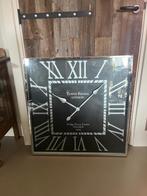 Colmore giant square wall clock / klok, 76,5 x 76,5 cm, Ophalen, Zo goed als nieuw, Analoog, Wandklok