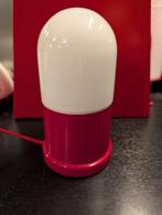 Vintage Tafellamp - massive space age jaren 70, Gebruikt, Ophalen of Verzenden, Glas, Minder dan 50 cm