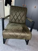 Fauteuil olijfgroen, Huis en Inrichting, Ophalen, Zo goed als nieuw, 75 tot 100 cm, 50 tot 75 cm