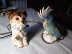 parfumbrander hond en papagaai.Lampen, Verzenden, Zo goed als nieuw, Overige materialen, Minder dan 25 cm