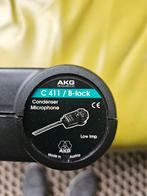 AKG C411 condensator microfoon broekriem bevestiging, Muziek en Instrumenten, Microfoons, Ophalen of Verzenden, Gebruikt
