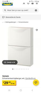 Schoenenkasten Ikea 3 stuks, Huis en Inrichting, Ophalen, Gebruikt
